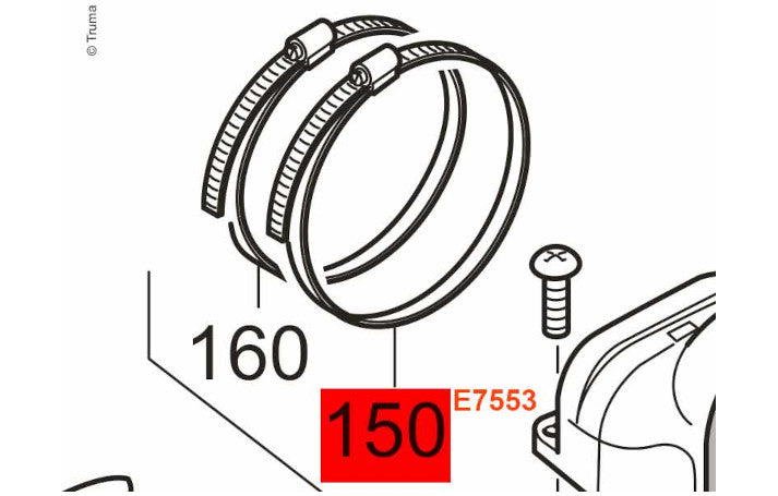 Slangeklemme 90-110