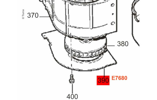 Truma Ventilatorblech