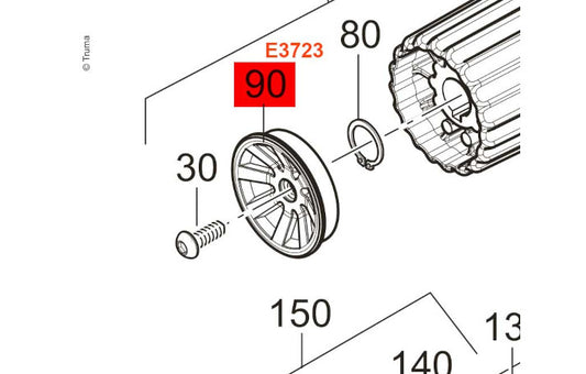 Truma Deckel bedruckt für Mover XT
