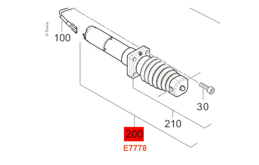 Komplet spindlerenhed