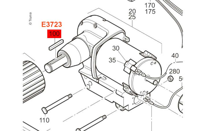 Truma Passfeder für Truma Go2 S/SE/TE/SR/SE R/TE R