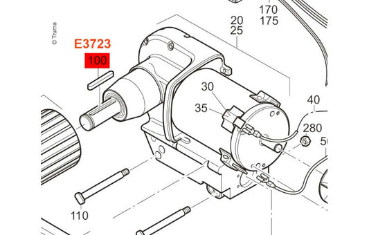 Truma Passfeder für Truma Go2 S/SE/TE/SR/SE R/TE R