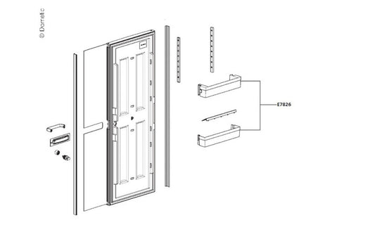 Dometic hylde til køleskabsdør RML94XX