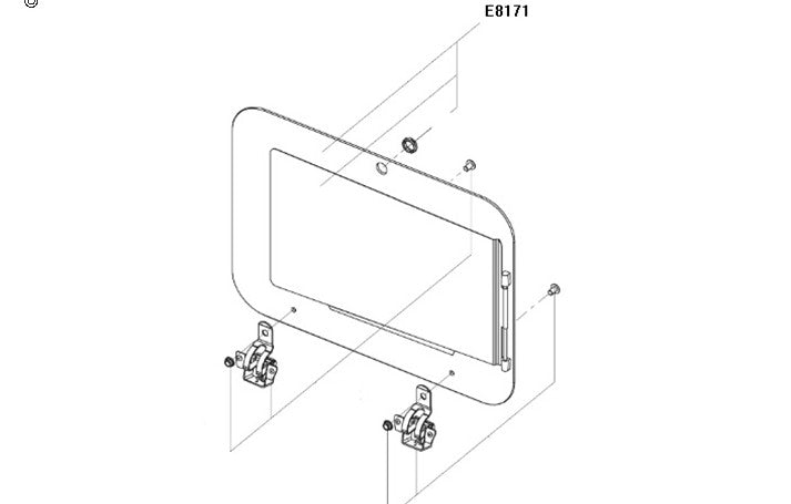 Dometic Glasabdeckung fü PI8043
