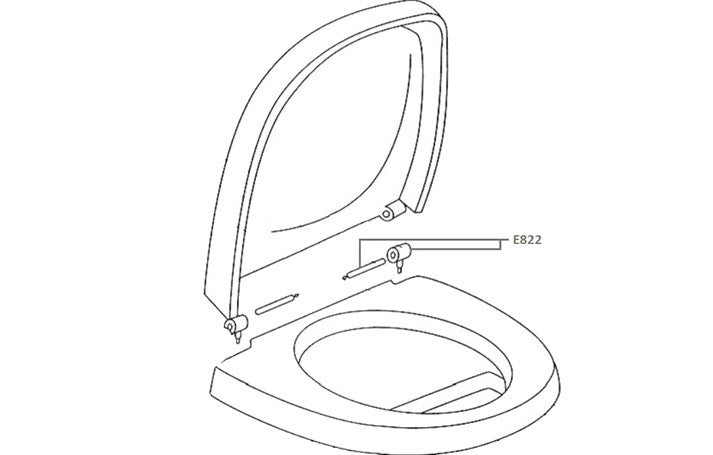 Thetford hængsel til toiletsæde
