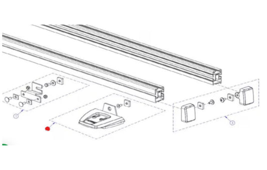 Thule Befestigungsfuß für SmartClamp System Ducato H2