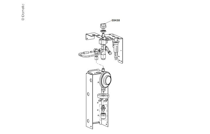 Dometic Drehknopf Gasregler Kühlbox