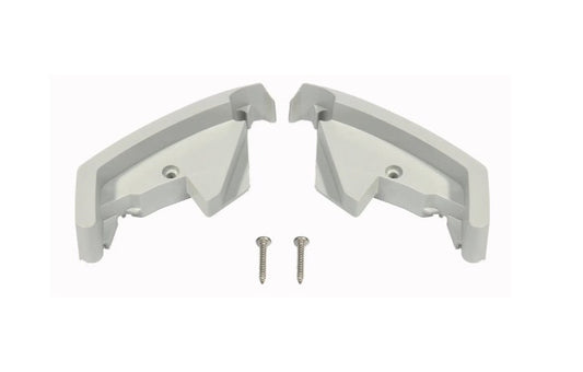 Thule Omnistor 9200 Frontblendenendkappen links/rechts - silber