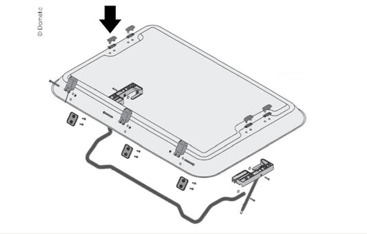 Dometic Abdeckkappen Heki 2