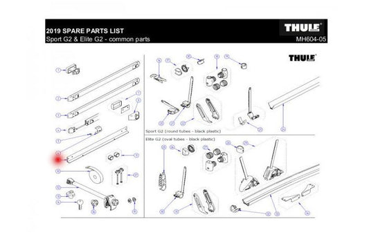 Thule Tragrahmenprofil Sport Ducato für SportG2/EliteG2