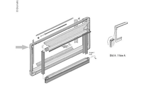 Dometic Innenrahmen S5 600x600
