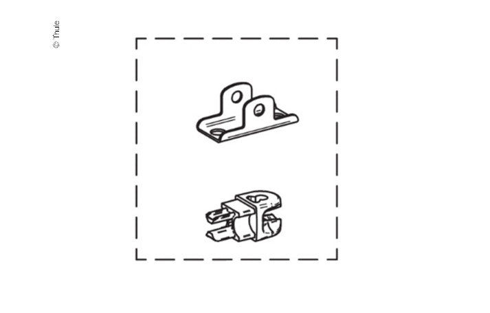 Thule Omnistor Metallfuß für Stützfüße ab B. 2010