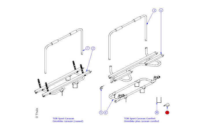Thule Fixationsplatte für D34