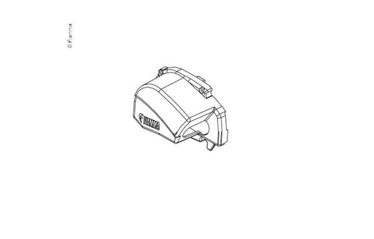 Fiamma Endkappe F80s weiß links