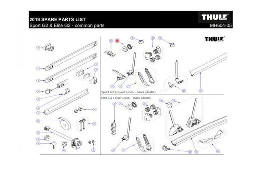 Thule Sattelscheiben-Set für SportG2/EliteG2