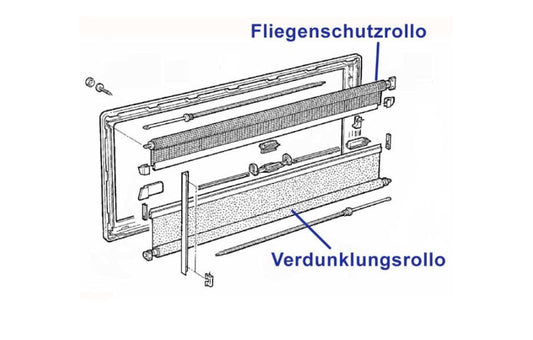 Dometic Verdunkelungsrollo S4 350x500 weiß