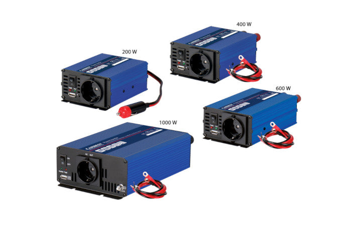 200W Wechselrichter mit sinusähnlicher Spannung, 12V/230V