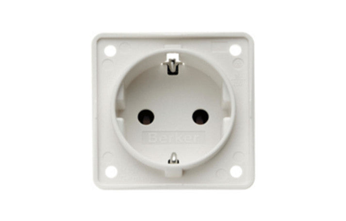 Berker INTEGRO anthrazit Einbausteckdose 230V