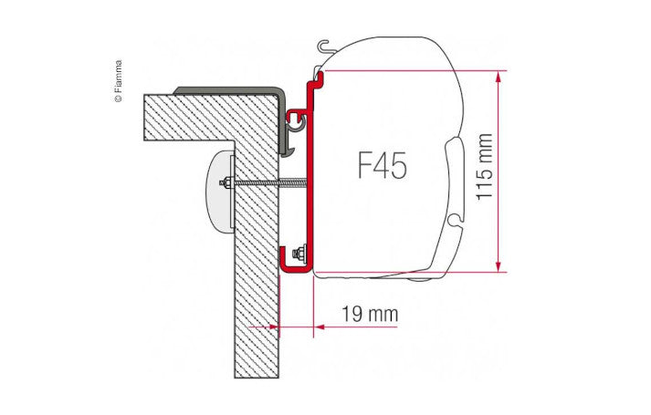 Fiamma Adapter Kit Rapido 7-8