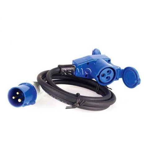 Carbest CEE Anschlusskabel mit CEE Stecker und CEE Winkelkupplung, 15m - Campingfrosch