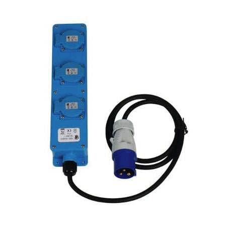 Carbest CEE-Verlängerungskabel 5m 230V Schuko mit CEE Stecker und CEE Kupplung - Campingfrosch
