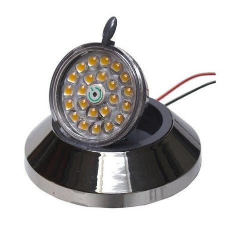 Dreh- und kippbarer Aufbauspot SMD LED 1W silber - Campingfrosch