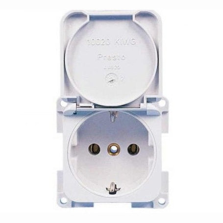 Einbausteckdose 230V - Schiefer - Campingfrosch
