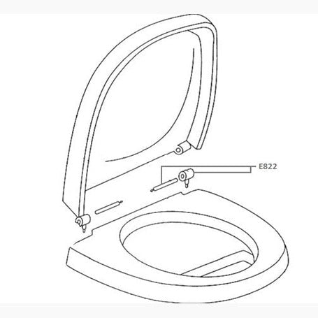 Thetford Scharnier Toilettendeckel - Campingfrosch