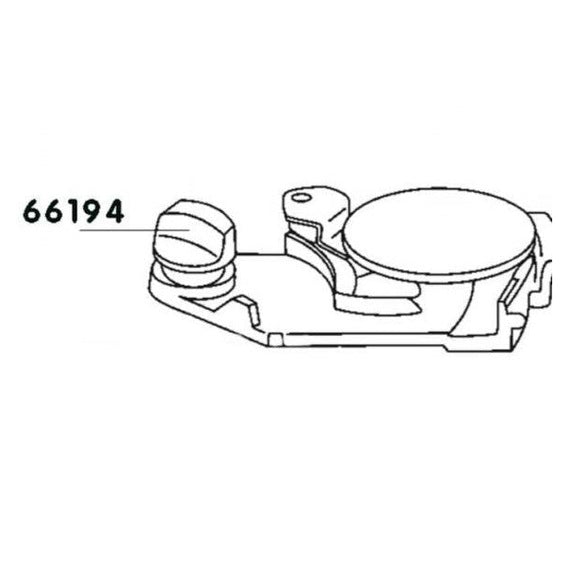 Thetford Schieberknauf Abwassertank CS/CW 200 gelb - Campingfrosch