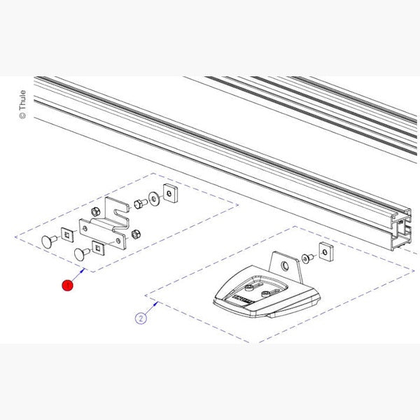 Thule Adapter-Haltesatz für Smart Clamp System Ducato - Campingfrosch