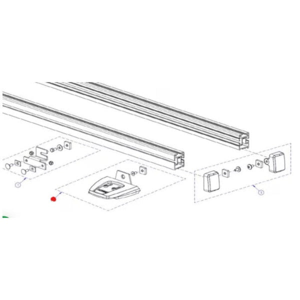 Thule Befestigungsfuß für SmartClamp System Ducato H2 - Campingfrosch