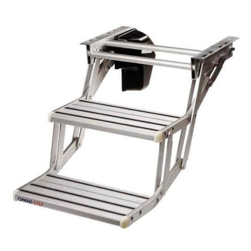 Thule Doppel-Trittstufe Omnistep Aluminium - 12-V motorisierte Einstiegsstufe - Campingfrosch