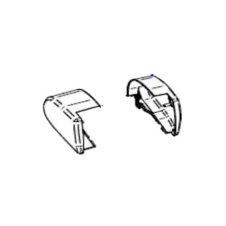 Thule Omnistor 6300 Endkappen Gehäuse links/rechts - weiß - Campingfrosch