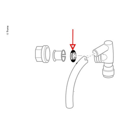 Truma Silikon O-Ring 10x2,5mm - Campingfrosch