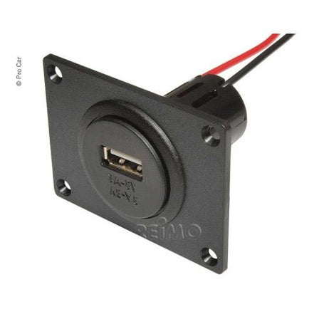 USB-Einbaudose 12-24/5V mit USB 3A - Campingfrosch
